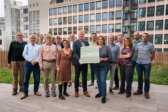 Projectmedewerkers van het project Landelijke Signaleringskaart, genomineerd voor de Aandeslag-Trofee 2019. Foto: Hans Roggen.