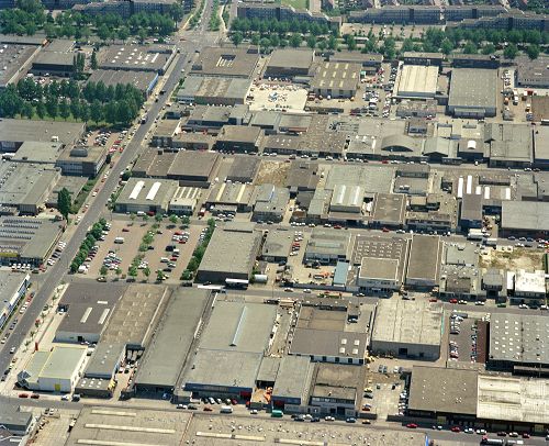 Luchtfoto van bedrijventerrein III