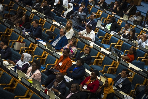 Nederlandse delegatie tijdens de MoP37